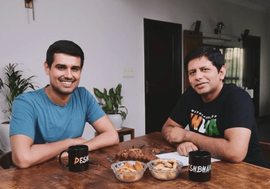 Dhruv Rathee and Akash Banerjee