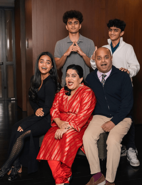 Zarna Garg and Family