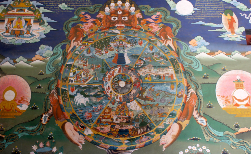 Buddhist Wheel of Life Samsara Picture