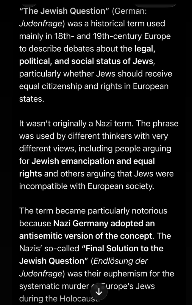 The Jewish Question Definition